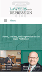 Mobile Screenshot of lawyerswithdepression.com